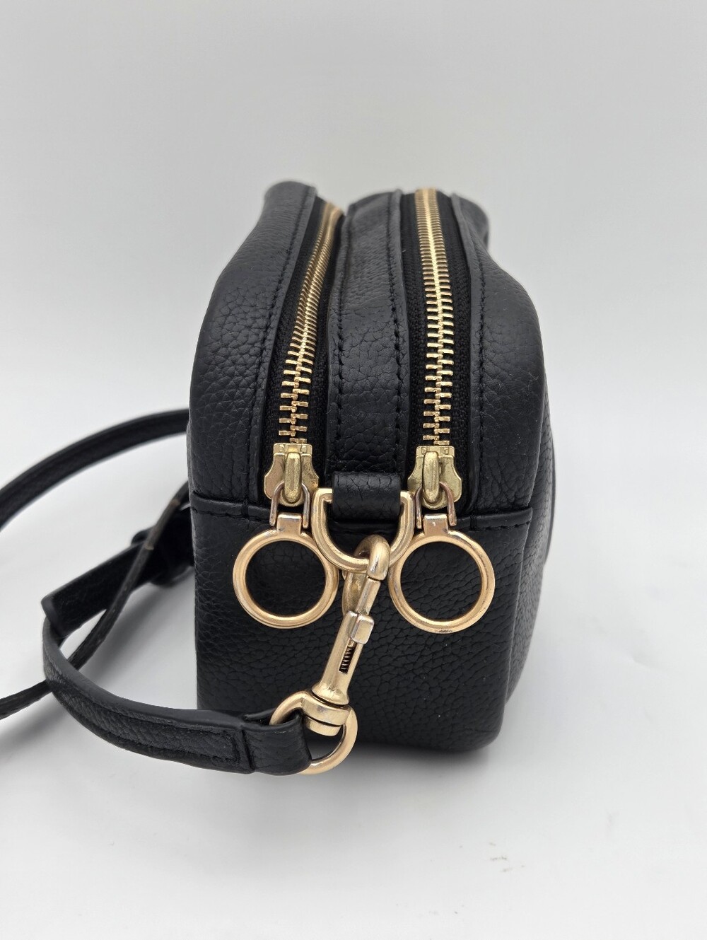 Tory Burch Perry Bombe Mini Bag In Black - Picture 2 of 9
